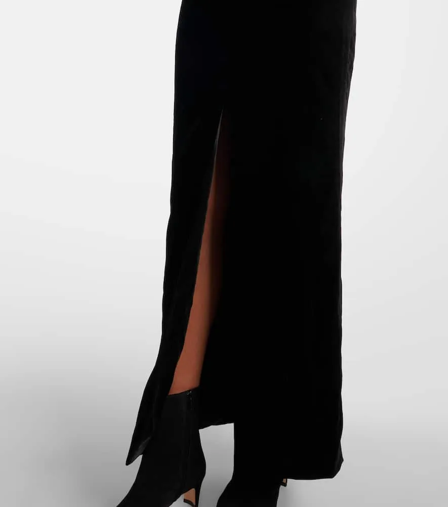 Alessandra Rich Velvet maxi dress