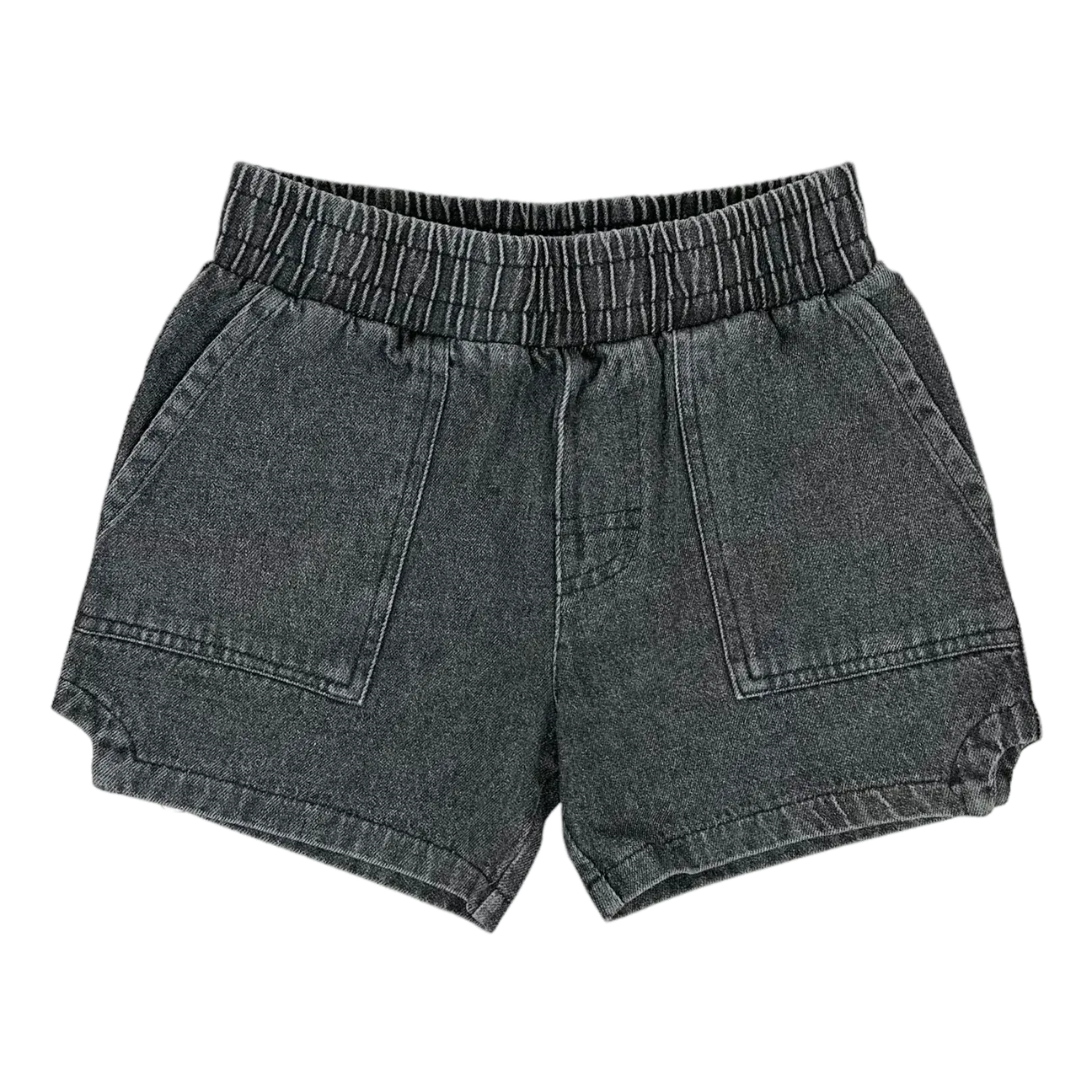 Bodie Dad Shorts - Stonewash Black Denim