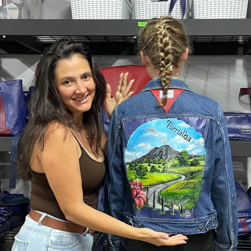 Customize it - Your Unique Handpainted Denim Jacket  -  Made to Order
