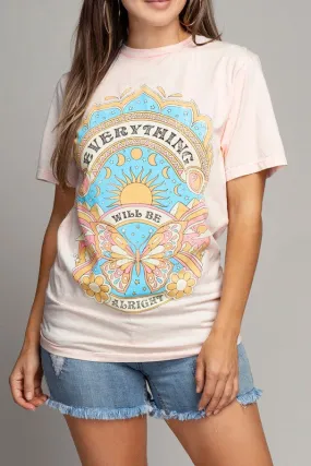 Everything Will Be Alright Graphic Tee T-Shirt