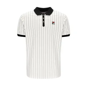 Fila BB1 Classic Striped Polo Shirt Gardenia/Black
