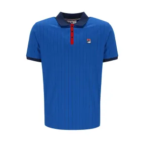 Fila BB1 Classic Striped Polo Shirt Turkish Sea/Fila Navy/Fila Red