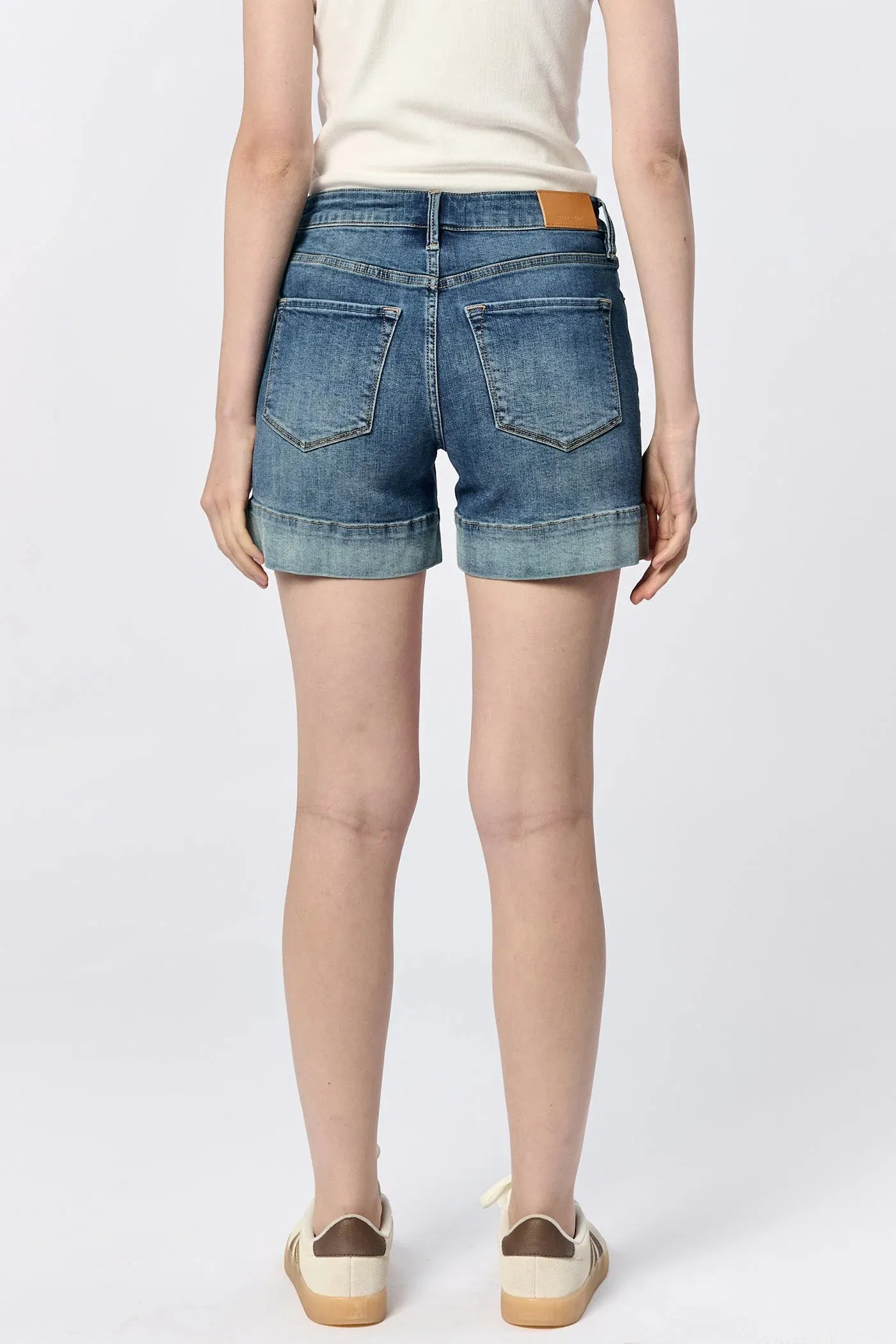 Julian Denim Shorts in Lagoon