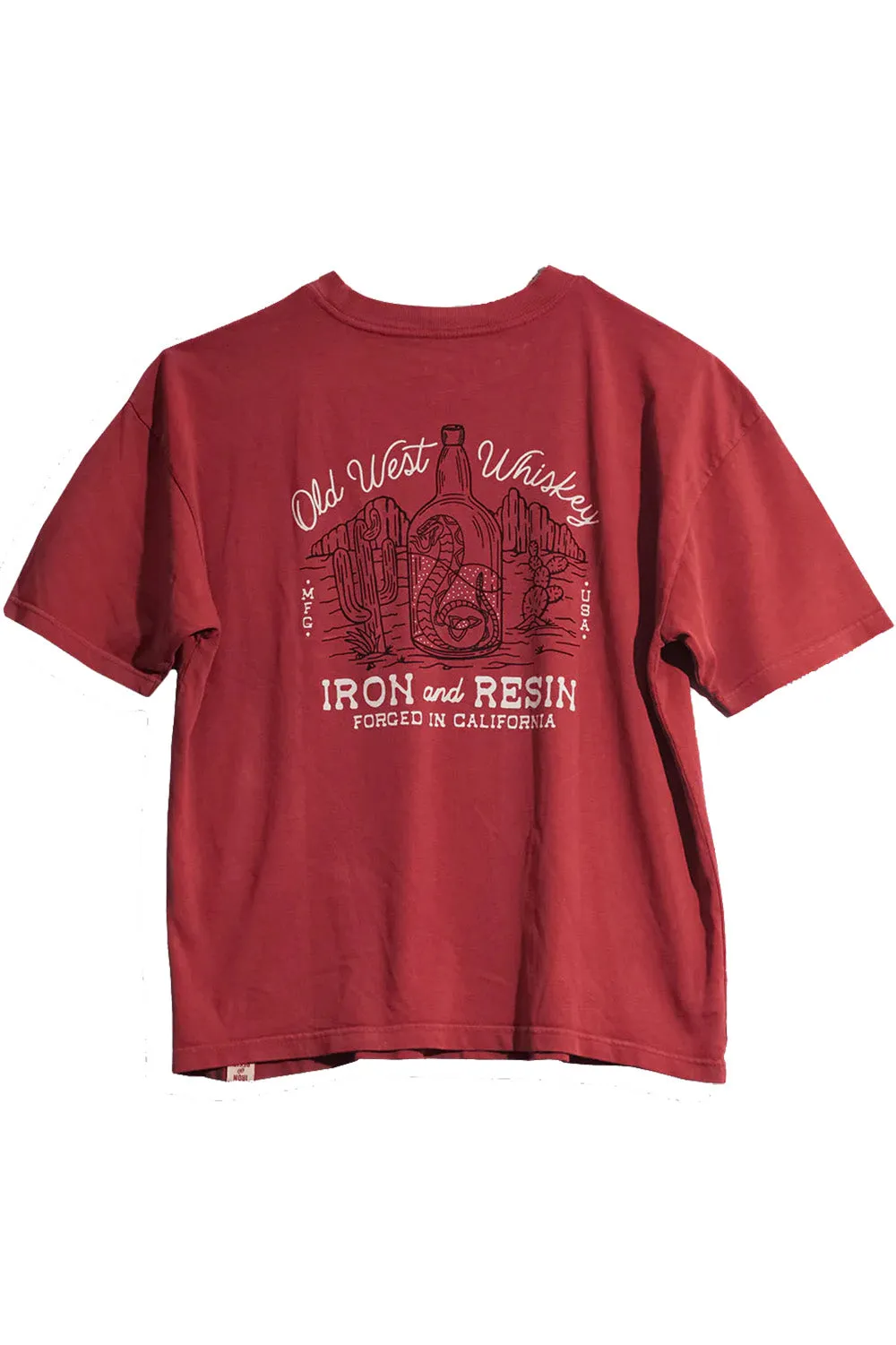 OLD WHISKEY POCKET TEE Marsala