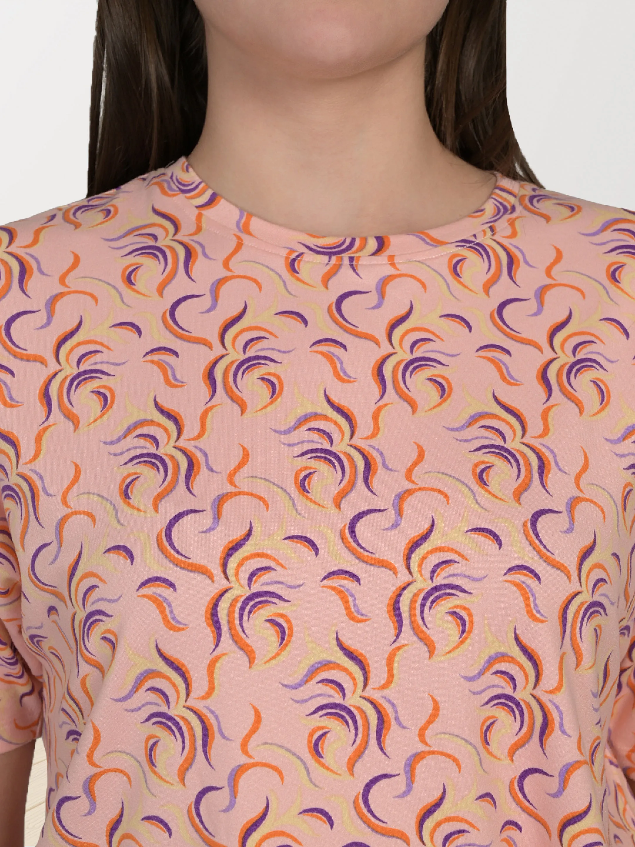 Peach ZY Top & Palazzo Set
